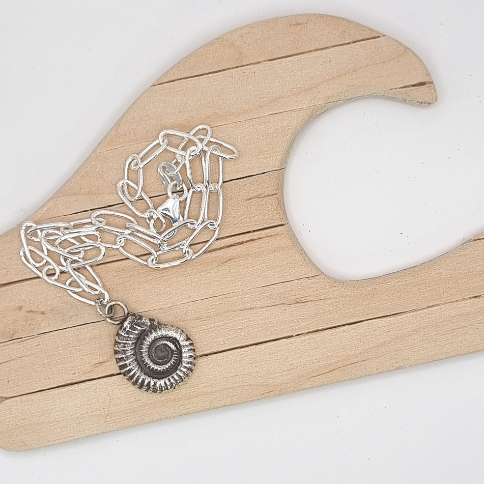 Fine Silver Ammonite Bracelet