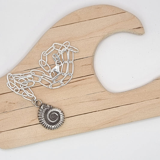 Fine Silver Ammonite Bracelet