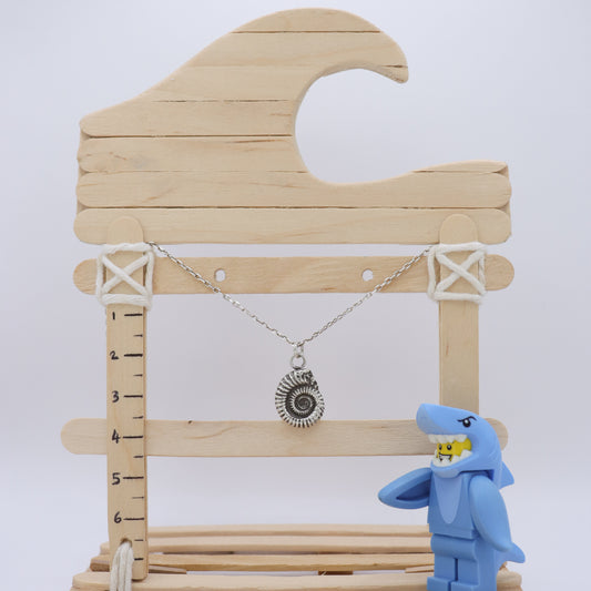 Fine Silver Ammonite Pendant