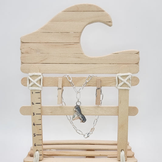 Fine Silver Shark Tooth Bracelet