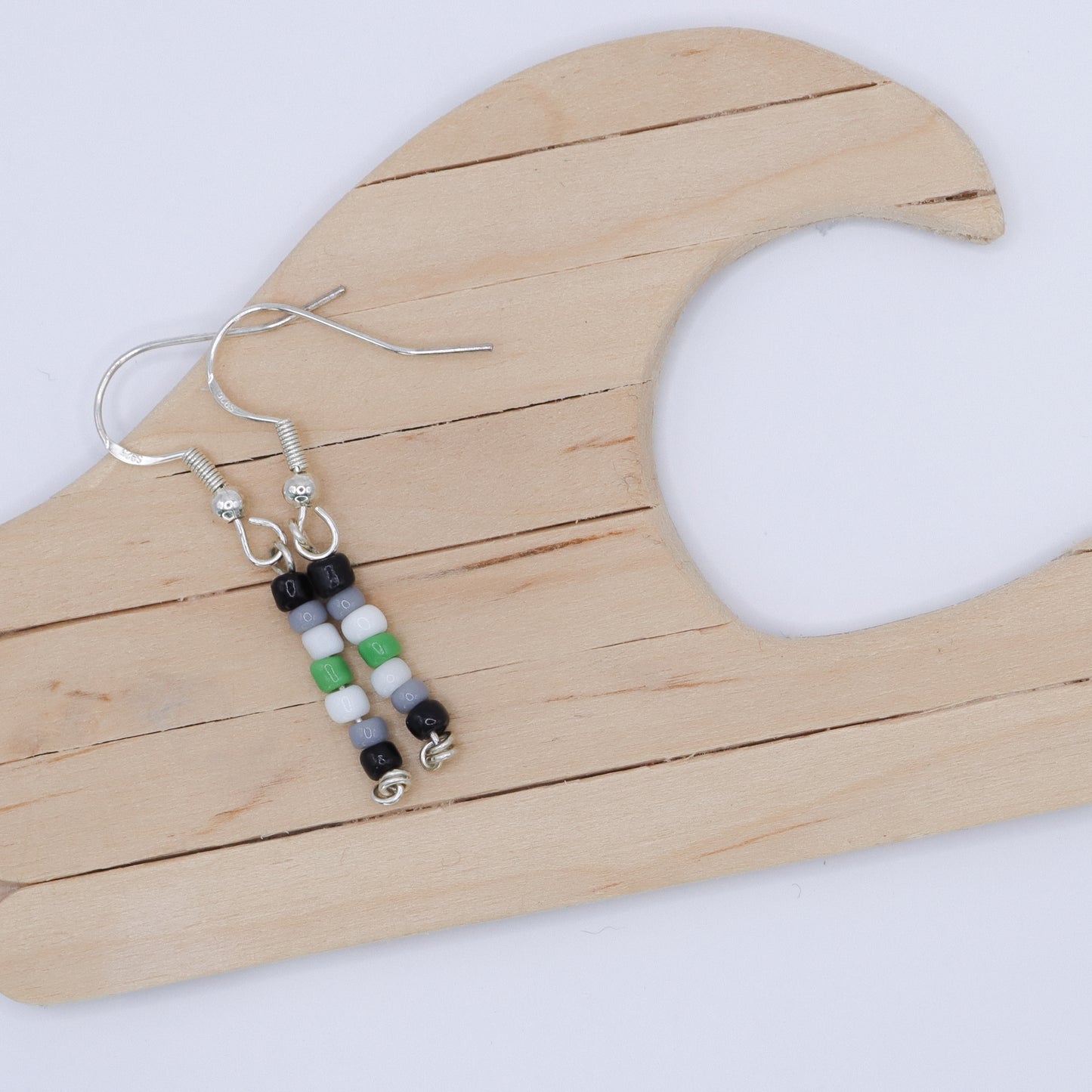 Pride Flag Bead Earrings