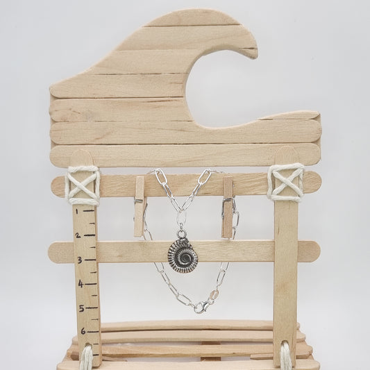 Fine Silver Ammonite Bracelet