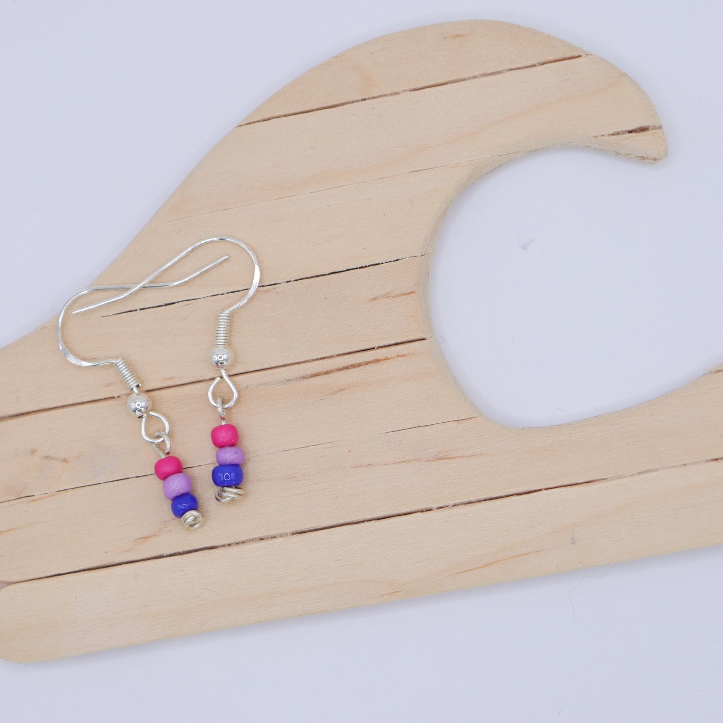 Pride Flag Bead Earrings