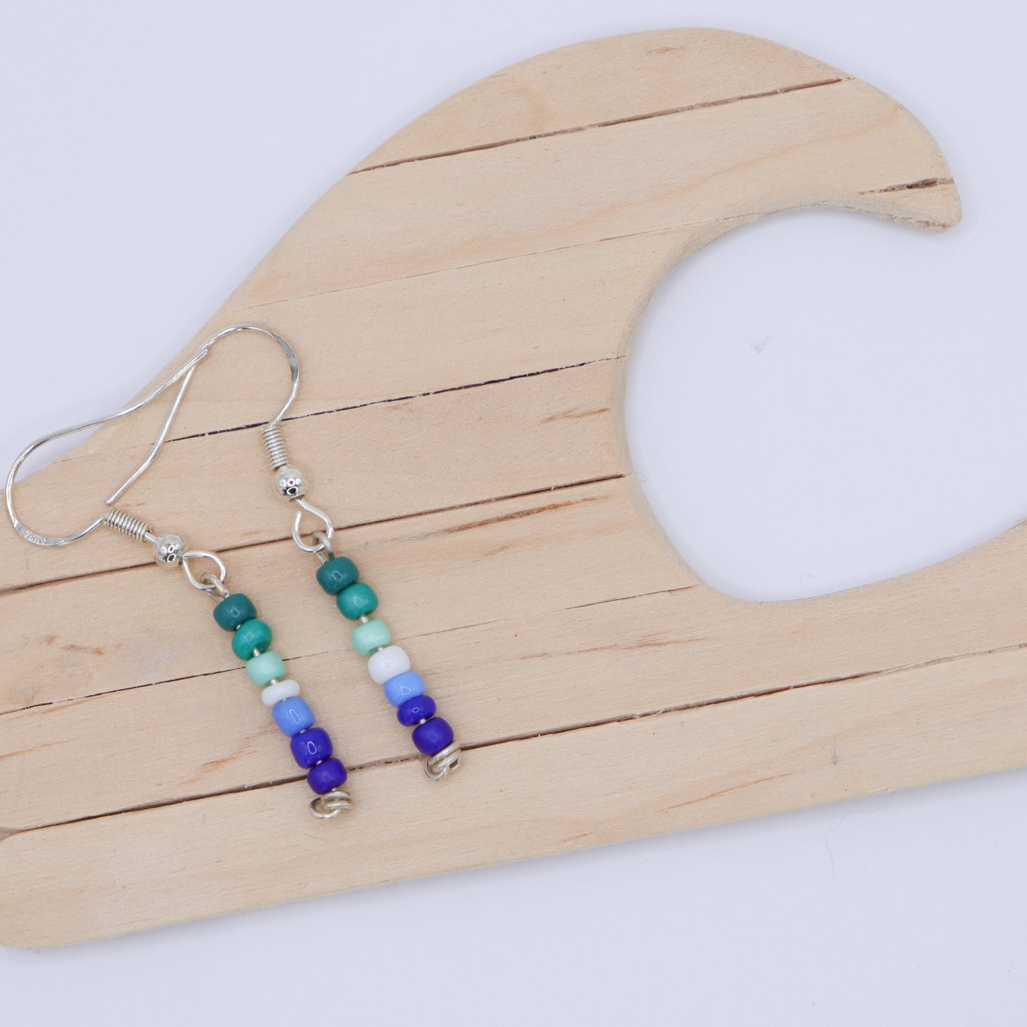 Pride Flag Bead Earrings
