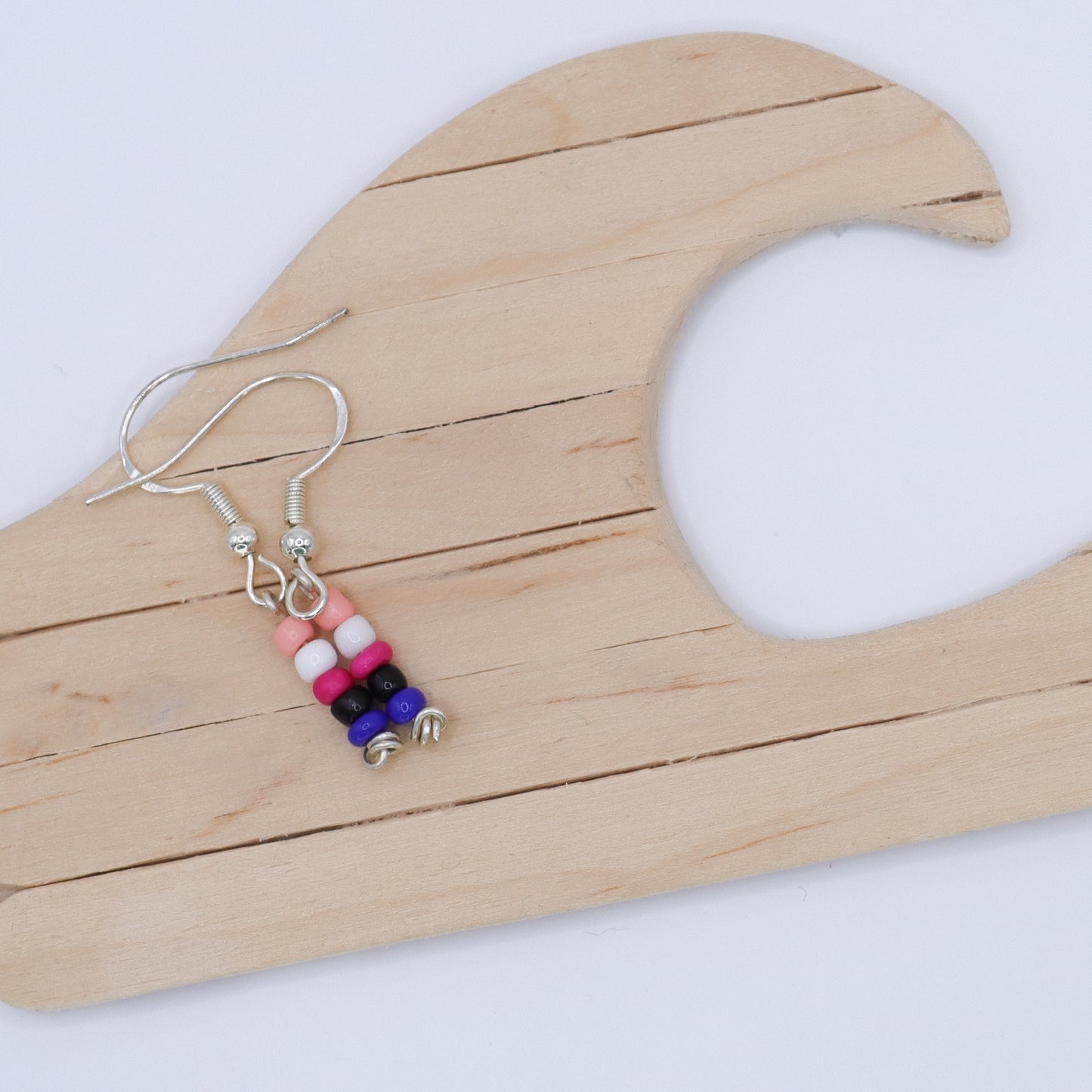 Pride Flag Bead Earrings