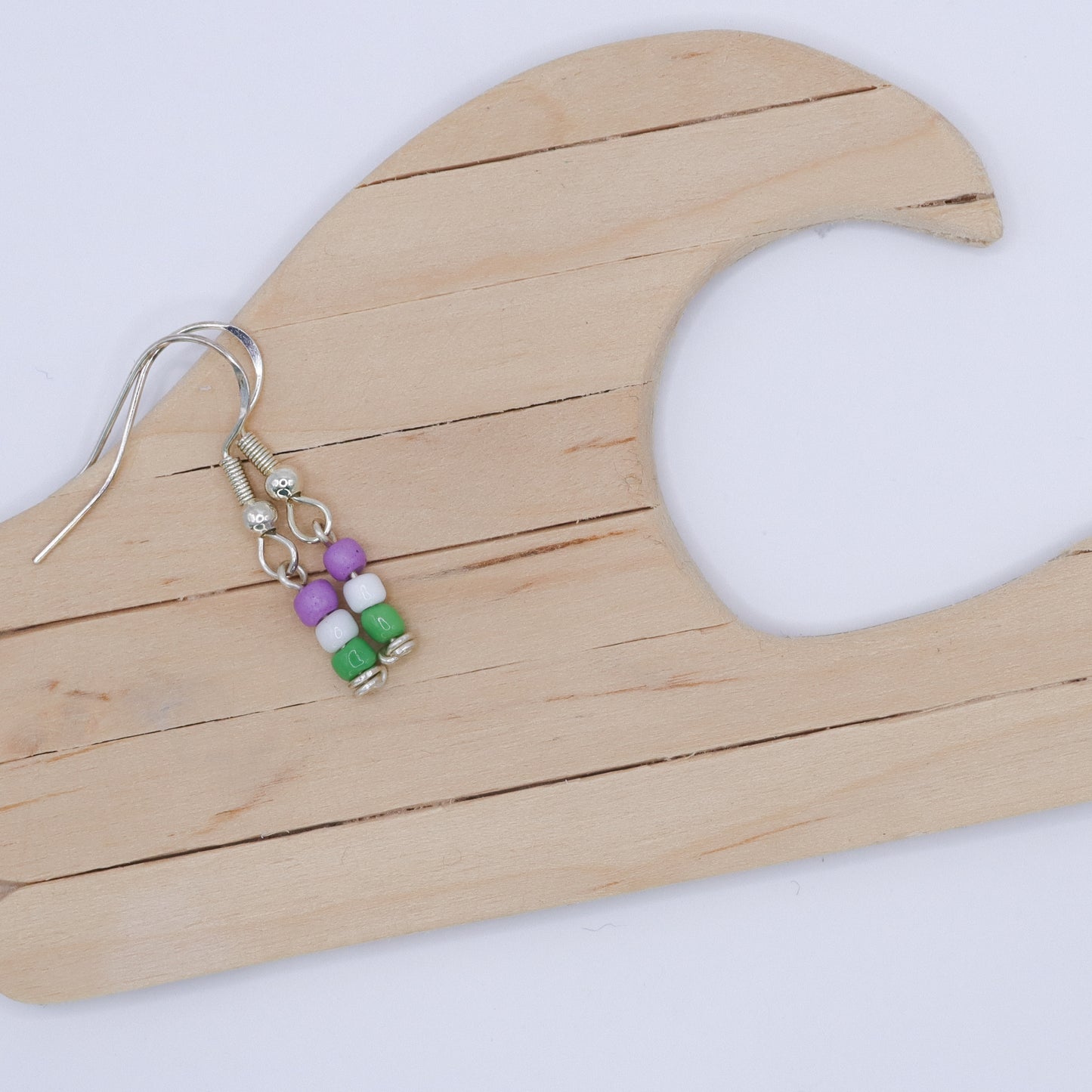 Pride Flag Bead Earrings