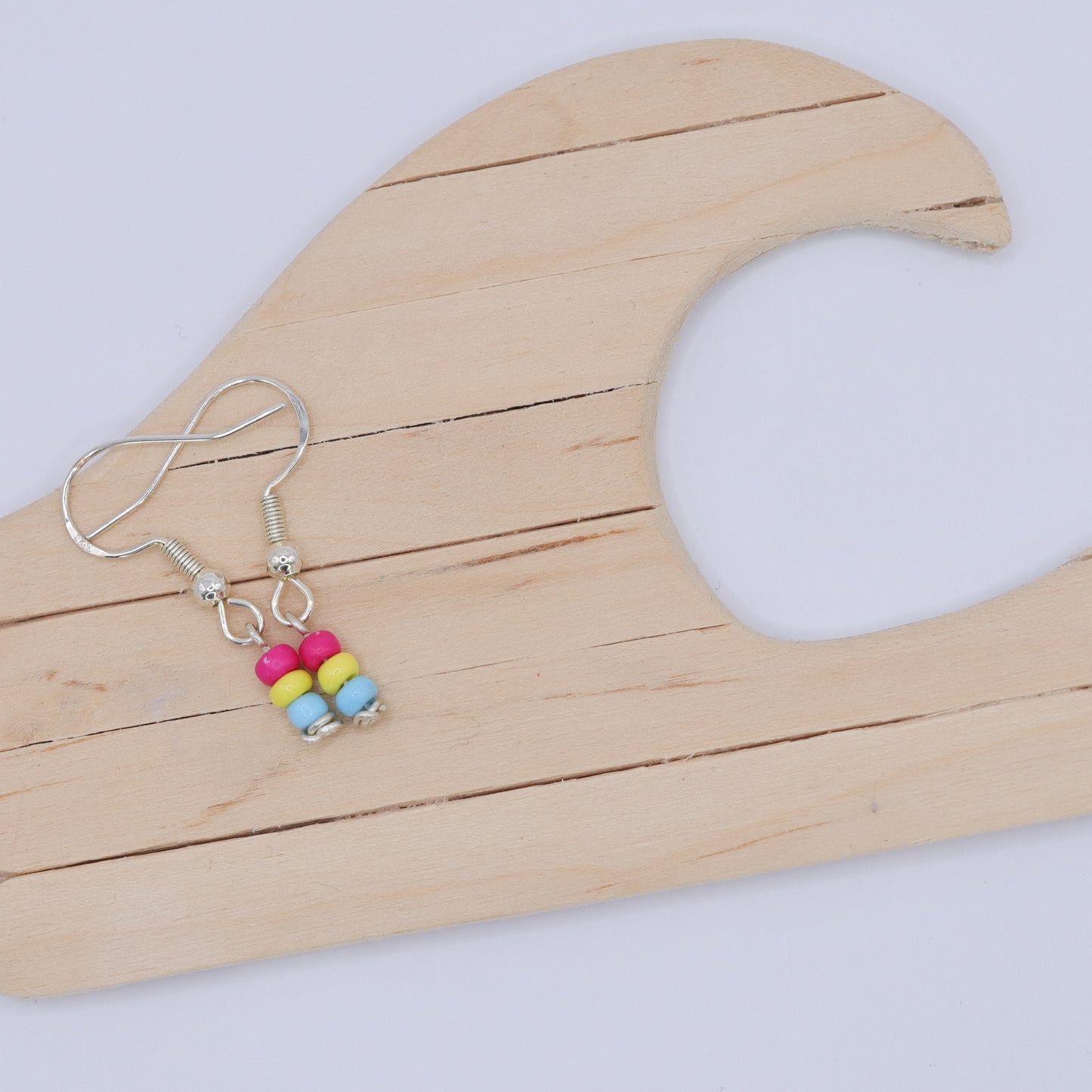 Pride Flag Bead Earrings