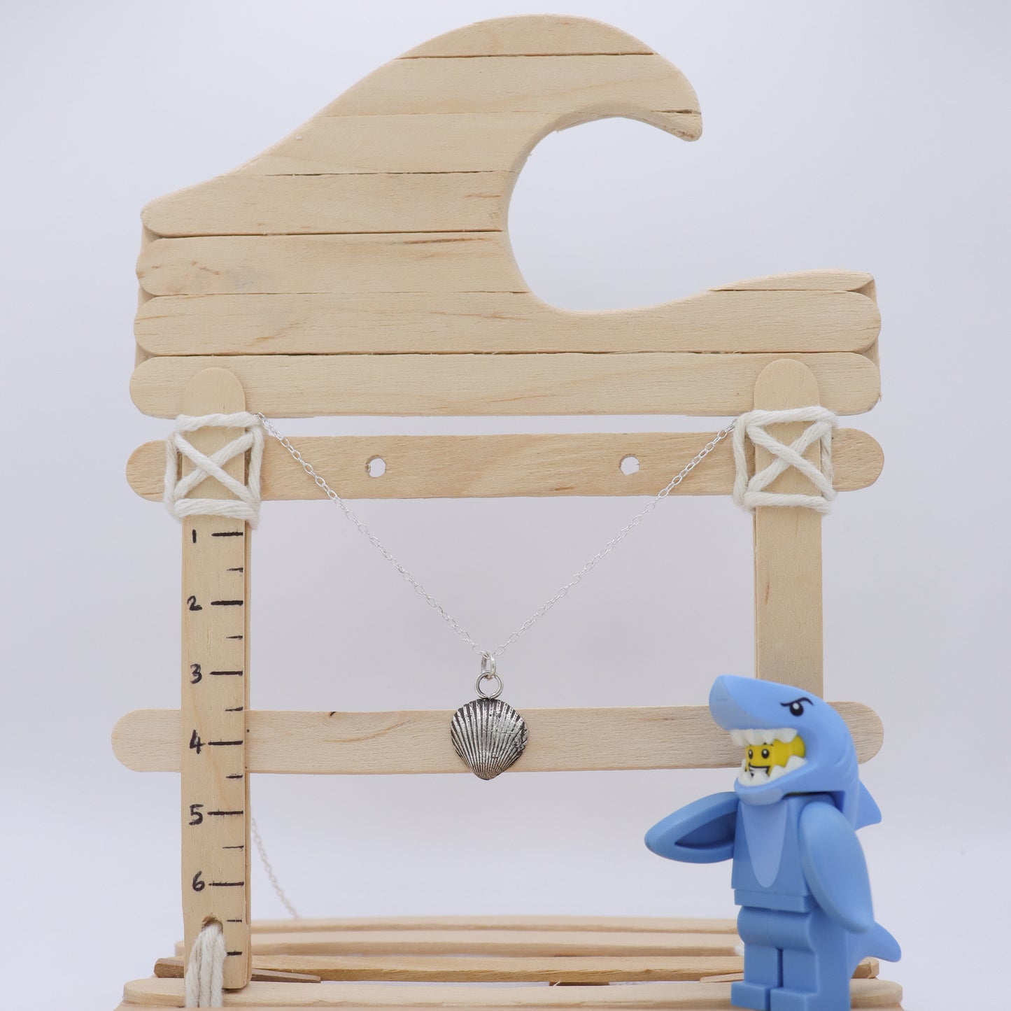 Fine Silver Cockle Shell Pendant