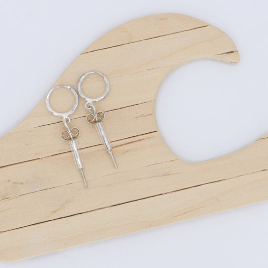 Syringe Earrings