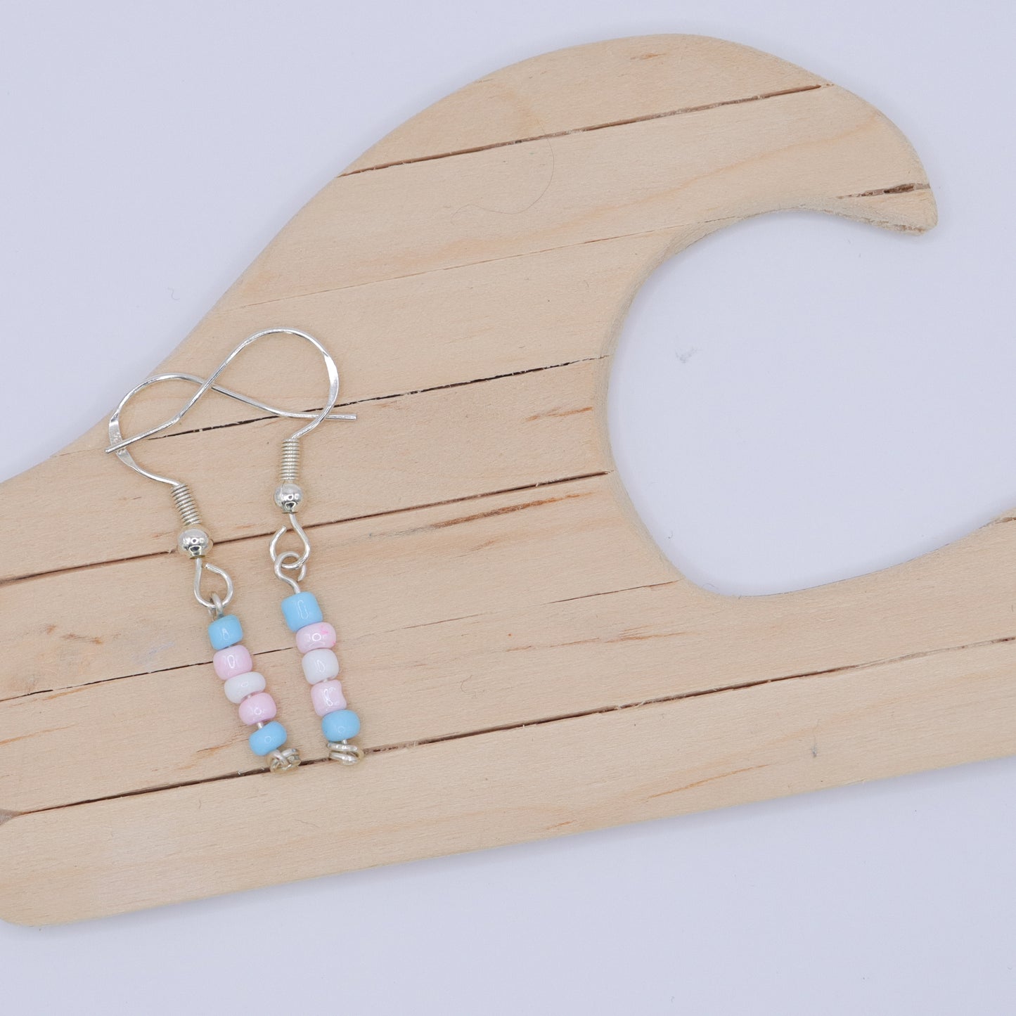 Pride Flag Bead Earrings